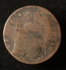 1787 Connecticut Copper Colonial - Draped Bust Left - Miller 17-g 3 - Rarity 3