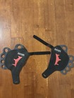 Ocun Crack Climbing Gloves Black Red Microfiber With Cat Rubber 1 1 Technology