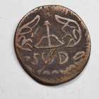 1813 Mexico Oaxaca Sud 8 Reales Large Cast Bronze War Of Independence Cut  x109