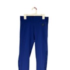 Adidas Women Royal Blue Athletic Leggings Athleisure Fitness Workout Size M