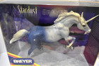 Nib New Retired Breyer Horse  1146 Stardust Pearl Blue Unicorn Running Stallion