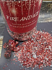 Fire And Ice Glitter Mix  2oz  By Reptilesandresin Glitter