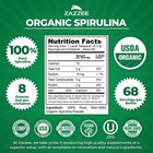 Zazzeze Usda Organic Spirulina Powder  8 Ounces  68 Servings  100  Pure  Kosher