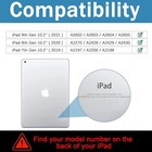 For Ipad 5th 6th 7th 8th 9th Gen Mini 6 Air Pro Smart Pu Leather Flip Case Cover