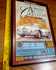 Vintage 2002 Frank Dimartino The Hamptons Auto Classic Car Show Framed Print Art