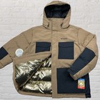 Columbia Marquam Peak Parka Coat Omni-heat Infinity Insulated Brown Mens Xl
