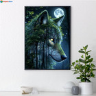 Forest Wolf Diamond Paintings Kits For Adults 5d Diamond Art Kits Diy 12x16   