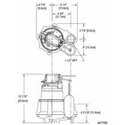 Zoeller 98-0002 1 2 Hp 1-1 2  F Submersible Sump Pump 115v None