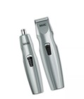 Wahl Mustache   Beard Haircut Trimmer Kit W  Nose Trimmer Battery 12 Pieces