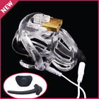 Male Chastity Device Corona Cage With 4 Size Rings Chastity Belt Embedded Us  