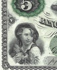 Argentina 5 Pesos Bolivianos 1869 P  S1792r - Very Rare - Aunc To Unc