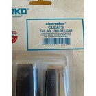 Perko Chromalex Boat Cleats Chrome Plated Zinc Black Base 1305-dp1-chr Pair