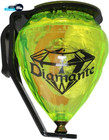 3 Pack Diamante Durable Plastic Spin Tops Metal Tip Made In Mexico - Trompo