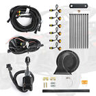6pcs Utv Led Turn Signal Light Kit W horn Toggle Switch For Rzr Ranger Xp 1000