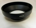 43mm Metal Lens Hood Wide Angle For 3 5cm 2 8cm Screw W  Threads In Front Rim 62