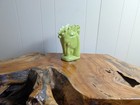      Vintage Royal Haeger Chartreuse Green Ceramic Horse Vase Planter Mcm Decor