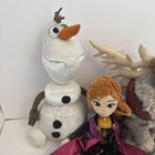 Lot Of 5 Frozen Disney   Ty Plush Dolls Anna Olaf Sven 