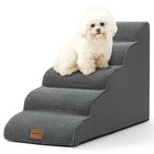 Dog Stairs For High Bed 22 6  H  Small Dog Step For Puppy  Older Or Cat  