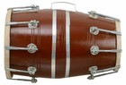 Wooden Dholak Indian Folk Indian Musical Instrument Nuts N Bolt Drum With Cover