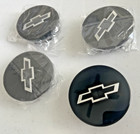 4x 66mm Blazer Camaro Colorado Equinox Traverse  chevy  Center Wheel Caps Black
