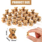 30pcs Mini Resin Teddy Bear  Cute Miniature Teddy Bears Plush Doll Tiny Anima   