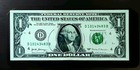  1 One Dollar Bill 2013 Federal Reserve Note Error   Inking Error  Extra Circles