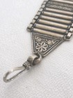 Vintage Tribal Silver Tone Panel Bracelet Afghan Middle Eastern Style Unmarked