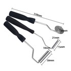Fiberglass Roller Tools Kit  3pcs Fiberglass Resin Laminating Bubble Roller Set