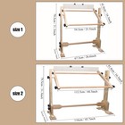 Adjustable Beech Wood Embroidery Stand   Cross Stitch Frame Holder