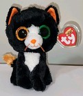 Ty Beanie Boos Luna The Halloween Black Cat  6 Inch  New Mwmt Stuffed Animal Toy