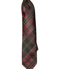 Cat   Jack Boys Zipper Necktie Holiday Winter Plaid Black Burgandy S m Nwot