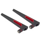 2x 12dbi 2 4ghz 5ghz Dual-band Network Wifi Router Antenna Rp  For Sma Male