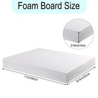 Outus 30 Pcs 3 16inch Thick Foam Boards 22 X 28 Inch White Core Backing Board