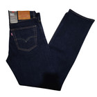 Levis 501 Original Fit Jeans Rinse Dark Blue Wash Pre Shrunk All Sizes