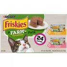 Purina Friskies Pat   Wet Cat Food Farm Favorites With Chicken   Salmon - 5 5oz