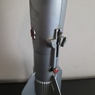 Vtg Astro Mfg Rocket Space Ship Mechanical Coin Bank 1957 Berzac Creation No Key