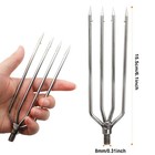Stainless Steel Fishing Harpoon Barbed Spear Gig Gaff Pole Spear Tip Head