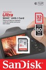 Sandisk Ultra 32gb Sdhc Uhs I Memory Card Class 10 Full Hd Waterproof Fast