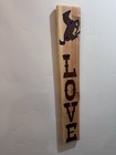 Love Horses Art  Custom Made Rustic Hanging Farmhouse Decor Sign 