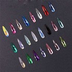 Top Czech Flatback Raindrop Nail Art Decoration Drop Crystal Rhinestone 3x10mm