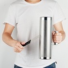 Metal Guiro 12 x 4  Stainless Steel With Scraper Latin Percussion Instrument by