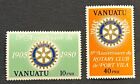 Travelstamps  1980 Vanuatu Stamps Scott  293-294 Rotary Club 75th Anniv  Mnh Og