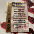Vrhtf Nhra Vintage  rare Chuck Etchells Funny Car Driver  Action Packer Card