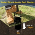 Sod Plugger Bulb Planter-long Handle Garden Grass Plug Tool Hole Digger Serrated