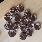 Crisold Bakelite Checkers Brown And White 29 Total 1 75x 5