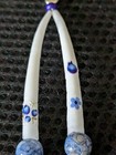 Berry Love Blueberry Dentalium Shell Native American Created Earrings