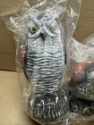 3-pack Owl Decoys For Bird Deterrent - Weatherproof Bird Repellent Devices Fo   