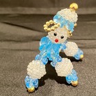 Small Beaded Poodle Homemade Out Of Beads