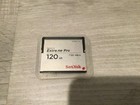 Sandisk Extreme Pro 120gb Cfast 2 0 450mb s Memory Card  Case