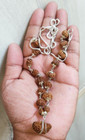 Rudraksha Siddha Mala 1 To 14 Mukhi With Gourishankar   Ganesh Silver Plated Cap